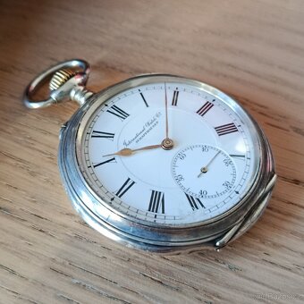 Stříbrné kapesní hodinky IWC SCHAFFHAUSEN - 2