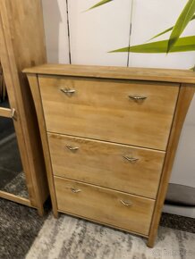 Kvalitní Botník a skříň na kabáty masiv Komplet - 2