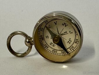 Starožitný malý kompas oblík TOP stav - 2