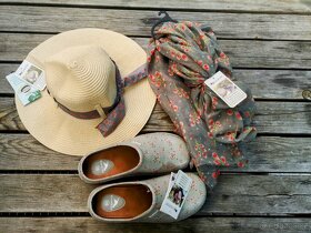 Dámská zahradní sada (pantofle, klobouk, šátek) BlackFox - 2