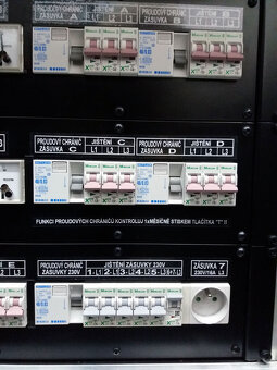 Touring rozváděč 1x 400V/63A, 5x 400V/32A, 7x 230V/16A case - 2