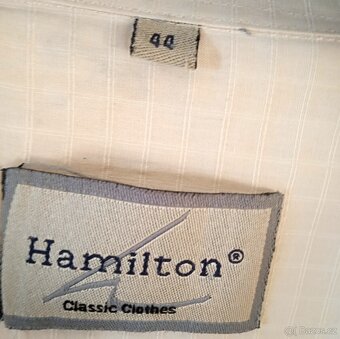 Pánská značková košile Hamilton vel. 44 - 2