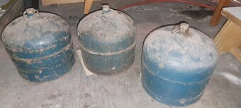 3 kusy - láhev tlaková plynová 2 kg propan butan bomba - 2