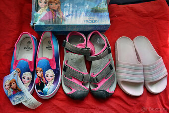 3x dívčí letní boty Frozen Disney, Adidas,v.32-4,cena za vše - 2