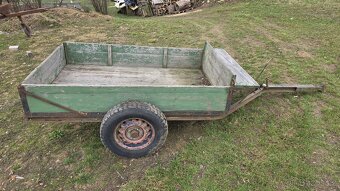 Vlečka za malotraktor nebo PF, ložná plocha 220 x 135 - 2