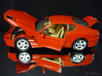 Ferrari 456 GT červené Bburago 1/18 - 2