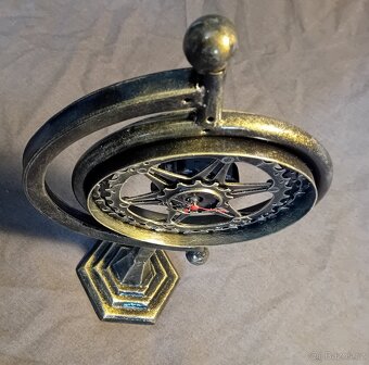 STEAMPUNK RECYCLE ART - PATINOVANÝ KOV - HODINY, ZRCADLA - 2