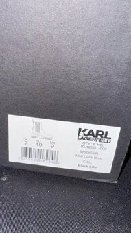 Dámské vysoké boty na platformě Karl Lagerfeld - 2