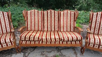 Starožitná sedací souprava 3+1+1 - 2