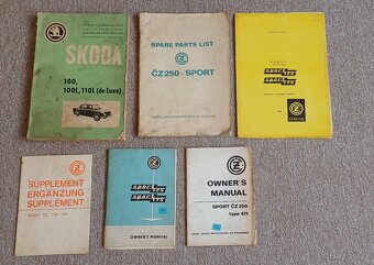 Přírčky a katalogy Jawa a ČZ - 2