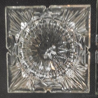 Náhradní sklo k lustru kostka Kamenický Šenov - 2