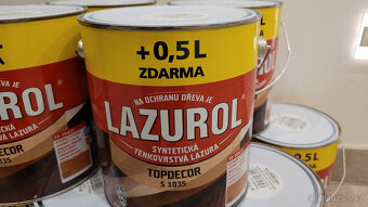 Lazurol Topdecor S1035, odstín TEAK, 4x 3l balení - 2