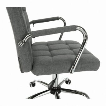 Kancelářské křeslo, kancelářská židle, šedá, MORGEN - 2
