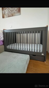 Dětská dřevěná postýlka 14070 cm - 2