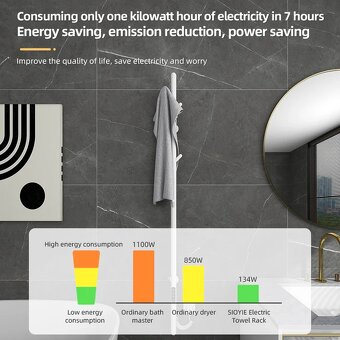 G01 Inteligentní elektrický věšák na ručníky - 2