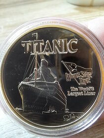 Pamětní Mince a cihličky Titanic - 2