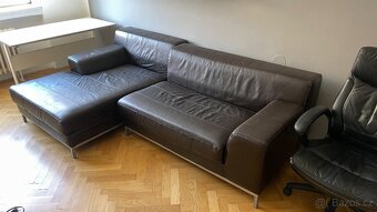 Kožená sedací souprava za odvoz - 2