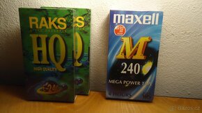 Kazety VHS zabalené orig.ve folii - 2