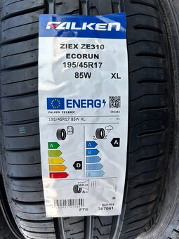 Nové letní pneumatiky FALKEN 195/45 R17 - 2