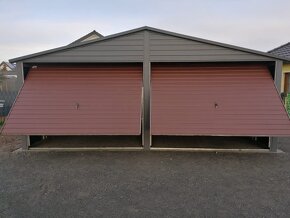 Plechová garáž 6x5 se sedlovou střechou - 2