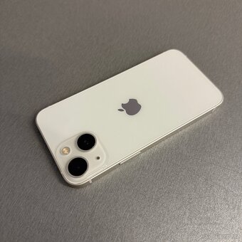 iPhone 13 mini 128GB bílý, pěkný stav, 12 měsíců záruka - 2