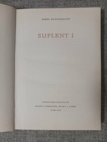 Suplent I a II - Karel Klostermann - 2