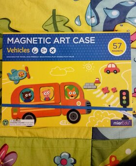 HRAČKA MAGNETIC ART CASE Cars pro děti od 3 let - 2