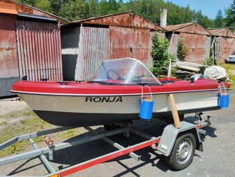Motorový člun Hille 350 + Honda 5Ps 4takt - 2