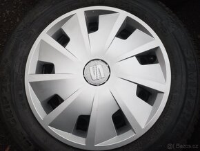 Prodám sadu kol Seat 195/65R15 zimní - 2