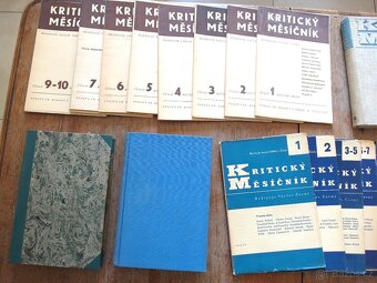 Staré časopisy Kritický měsíčník 1938-42 / 1945-48 - 2