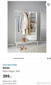 Šatní stojan Ikea Rigga - 2