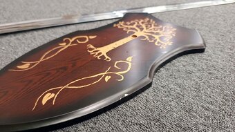 Meč Lord of the Rings, Andúril, Narsil, Aragorn, plaketa - 2