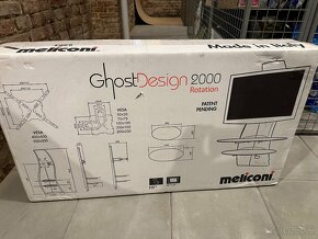 Držák na TV Meliconi Ghost Design 2000 bílý - 2
