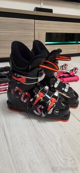 Dětské lyže K2 Tnine 110cm, hůlky, boty Rossignol - 2
