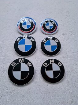 Predný znak na kapotu a zadný znak na kufor pre BMW - 2