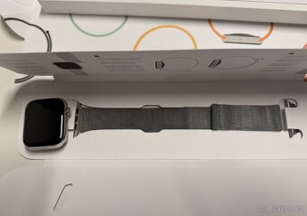 Apple Watch Series 7 45mm GPS + Cellular, Grafitové nerezové - 2