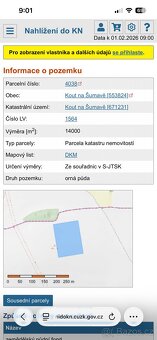 Orná půda a ttp Kout na Šumavě - 2