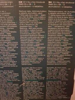 Aku vrtačka parkside - 2