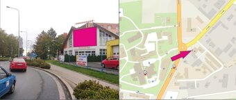 Reklamní plocha Klatovy - Kruhový objezd u Nemocnice - 2