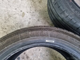 Prodám letní pneu Tomket Sport 3 195/45 R15 - 2