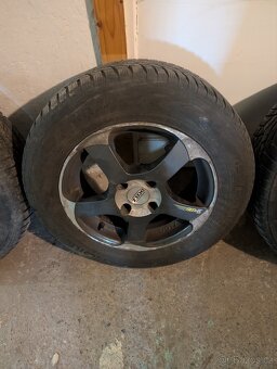 ALU kola Dotz Freeride peak 6,5x15 4x108 ET15 s pneu - 2