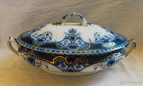 Starožitná porcelánová terina - 2