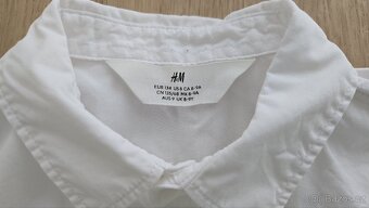 H&M bílá košile vel 134 - 2
