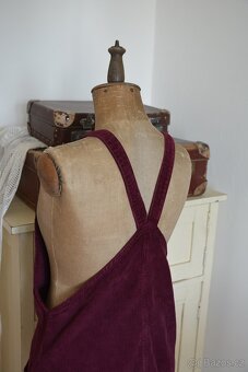 Topshop, manžestrové šaty s laclem, vel. 40 - 2