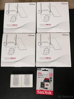 4x Bezdratova venkovni kamera, 3x SD karta 128GB - 2