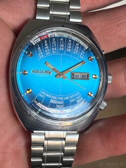 Orient hodinky / vecny kalendar / modry ciselnik - 2