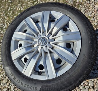 Nová zimní sada VW CADDY III 17" 5x112 pneu 215/55/17 - 2
