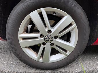 Alu kola 5x112 R16 VW pneu Continental - 2