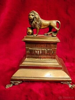 Pamiatka na Waterloo 18 jún 1815 rok Bronz Napoleon - 2