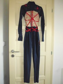 Závodní dres - kombinéza motiv Spider man, vel. 14 let - 2